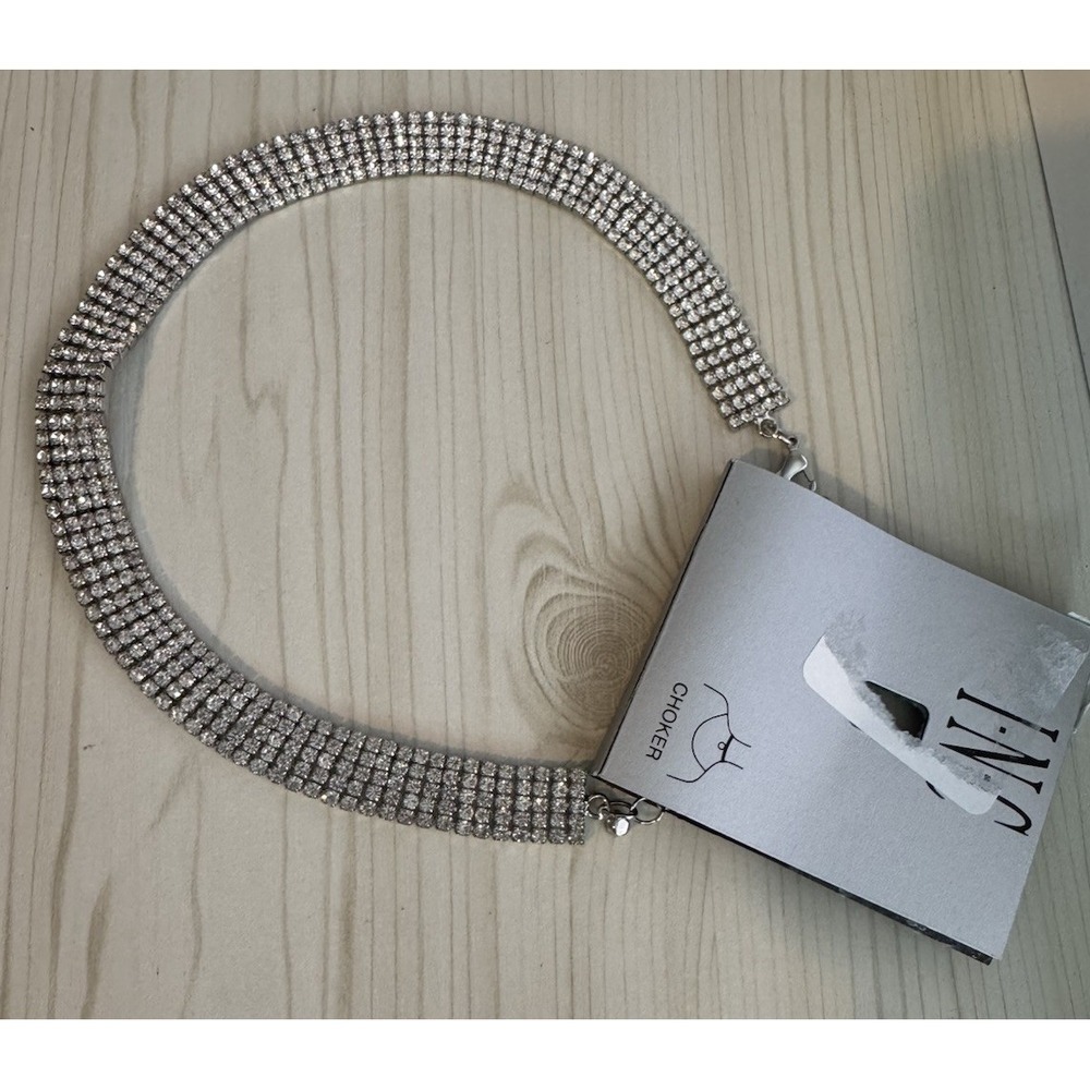 Macy's Dept Store Rhinestone Choker NWT